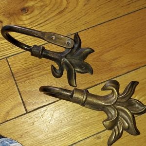 Bronze curtain tie backs
